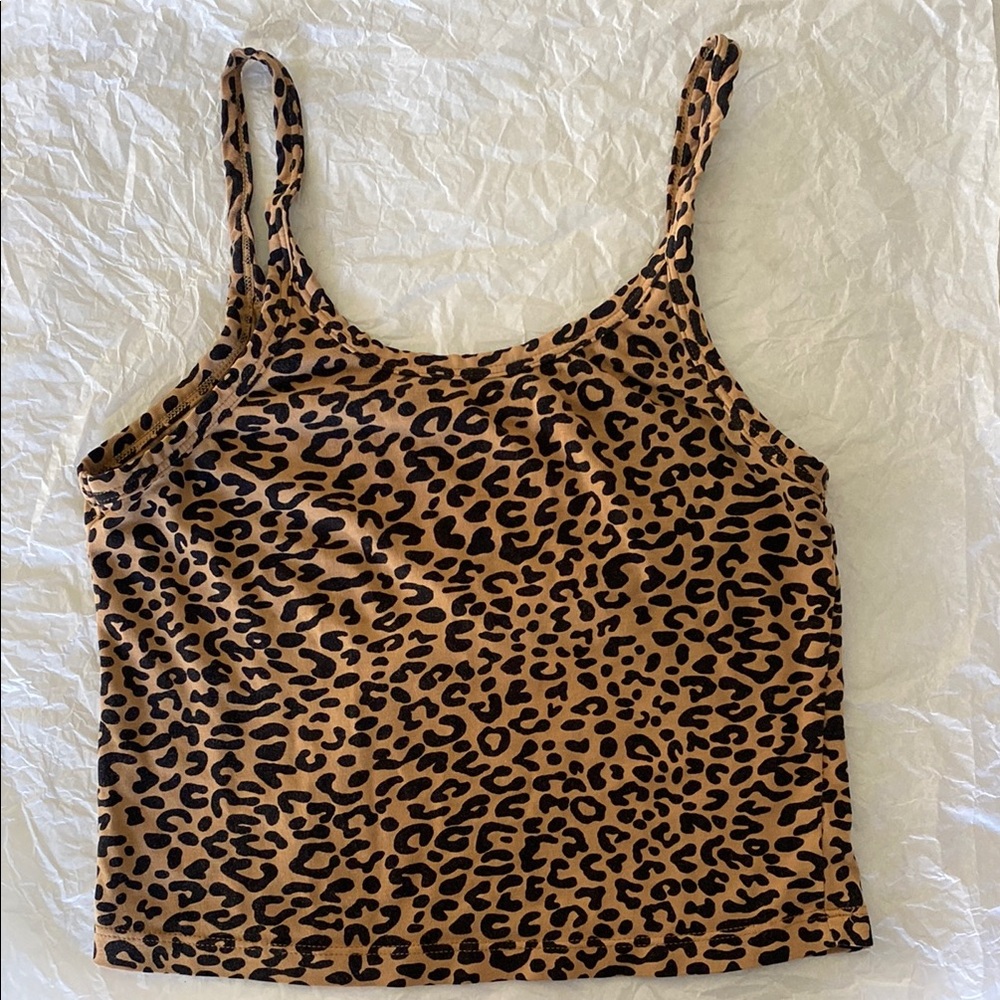 Women’s Leopard Print ARQ Crop Tank Top